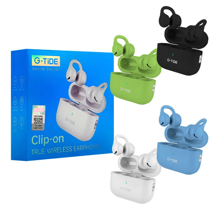 Earcuff Clip ON + case gratis