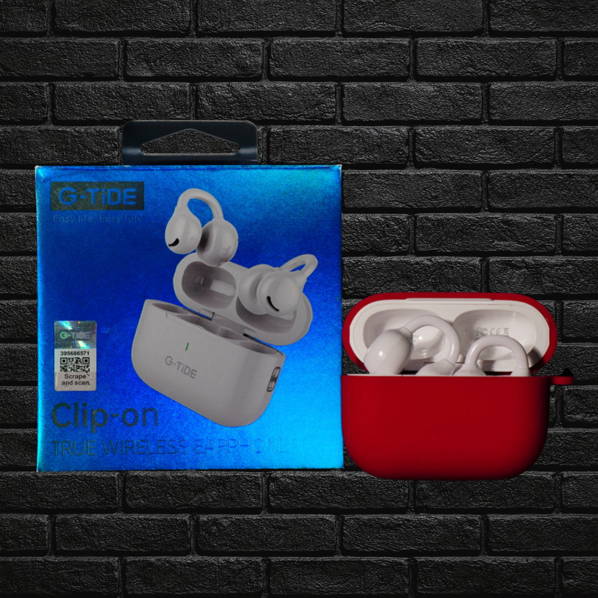Earcuff Clip ON + case gratis